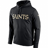 Men's New Orleans Saints Nike Circuit Wordmark Essential Performance Pullover Hoodie Black,baseball caps,new era cap wholesale,wholesale hats